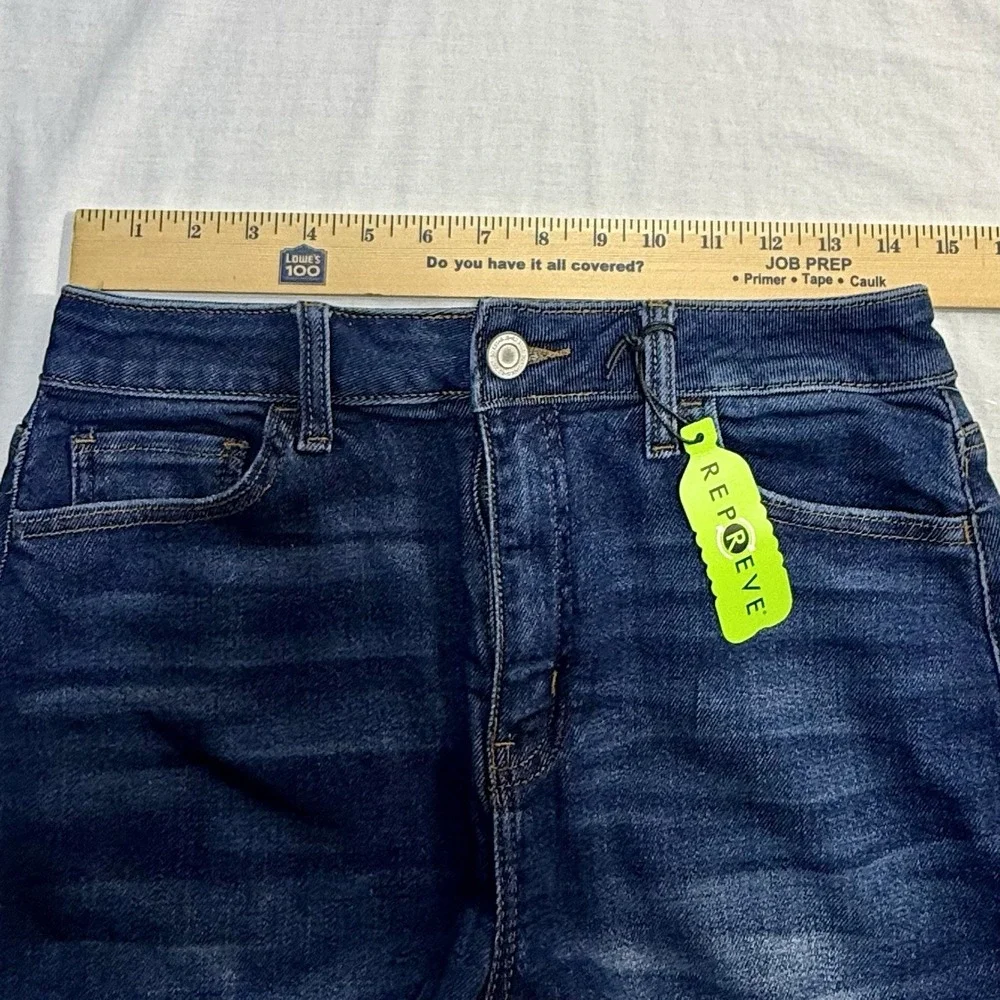 SO Women's Super High Rise Curvy Shortie Shorts Repreve Blue‎ Size 11/30W  NWT